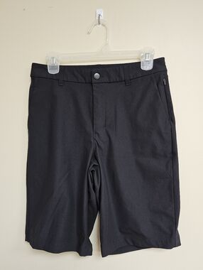 Lululemon Commission Shorts Relaxed *Warpstreme Mens Sz 28 Black M7A83S
